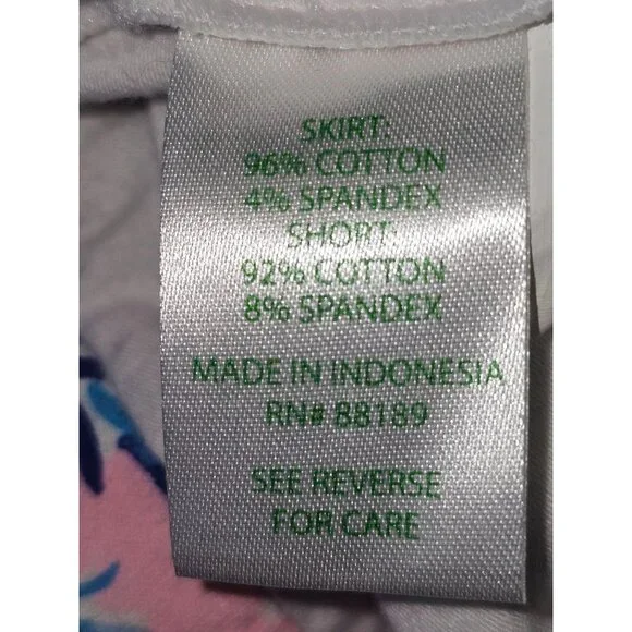 Lilly Pulitzer Women's Madison Blue & Pink Floral Skort Size S 079 - Picture 7 of 16